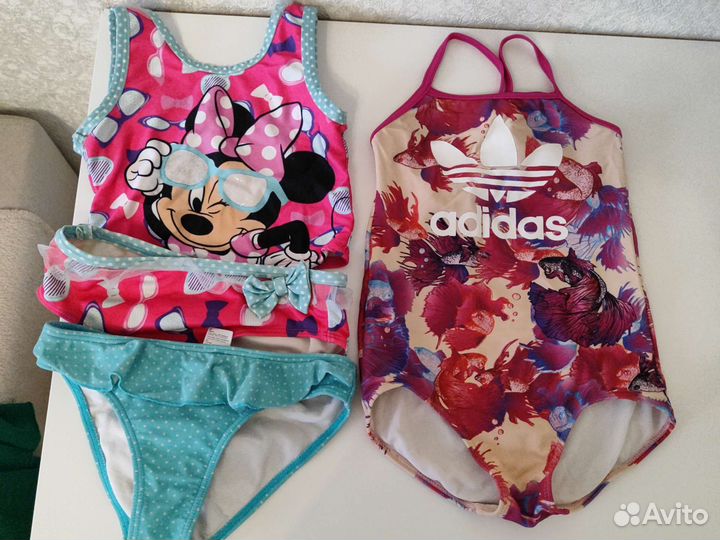 Купальники disney adidas sela 5-6лет