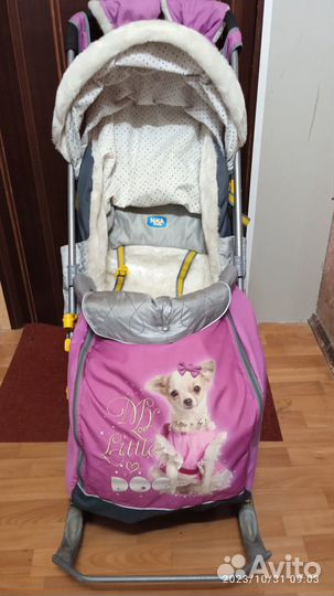 Санки коляска ника