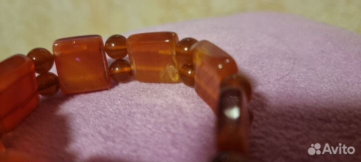 Браслет из сердолика