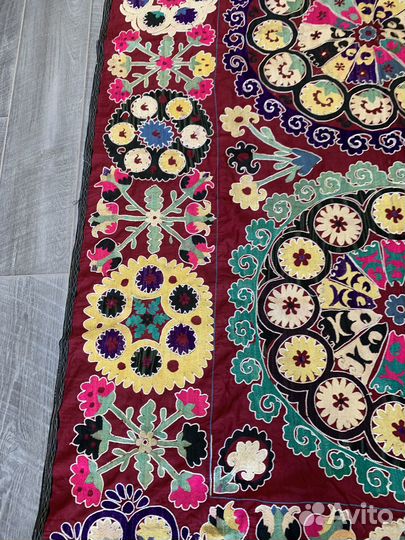 Сюзане Антикварный шелк 100 305х140 см