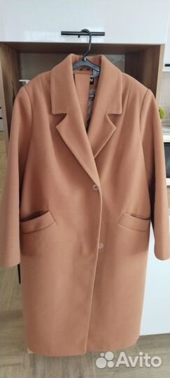 Пальто женское демисезонное 54 56 размера