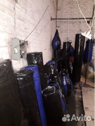 Боксерский мешок 90 кг тентовый черный