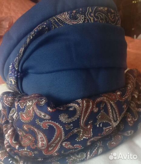 Берет,шапочка со снудом весна