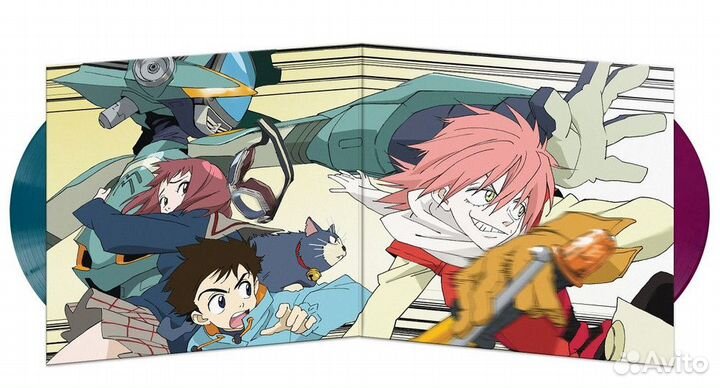 Furi Kuri сезон 1 vol.2 винил цветной аниме flcl