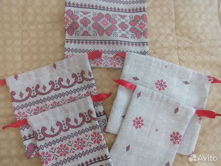 Набор Эко мешочков из Рогожки