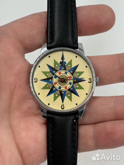 Уникальные часы Ракета-Роза ветров СССР NOS