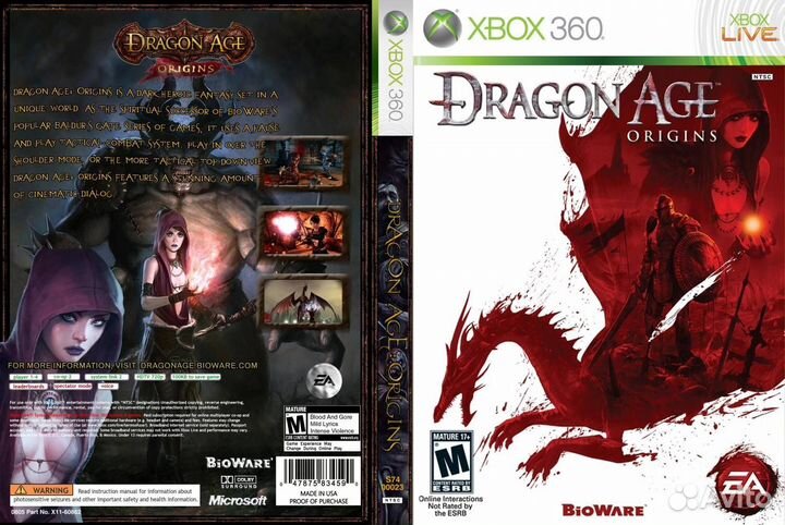 Dragon Age Начало Xbox 360