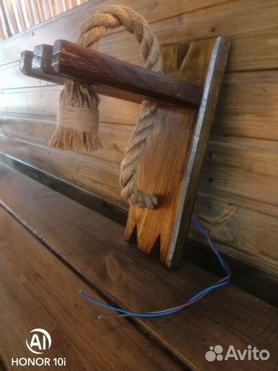 Бра из дерева,светильник