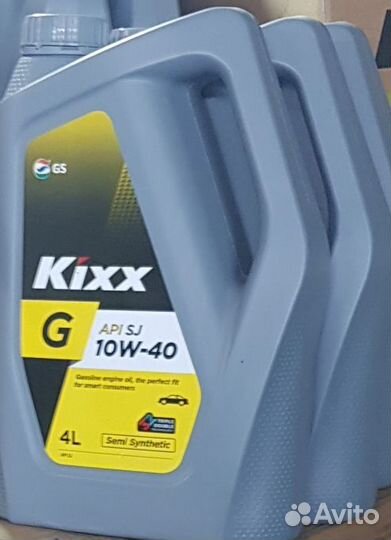 Моторное масло п/с Kixx G SJ 10w40 4л