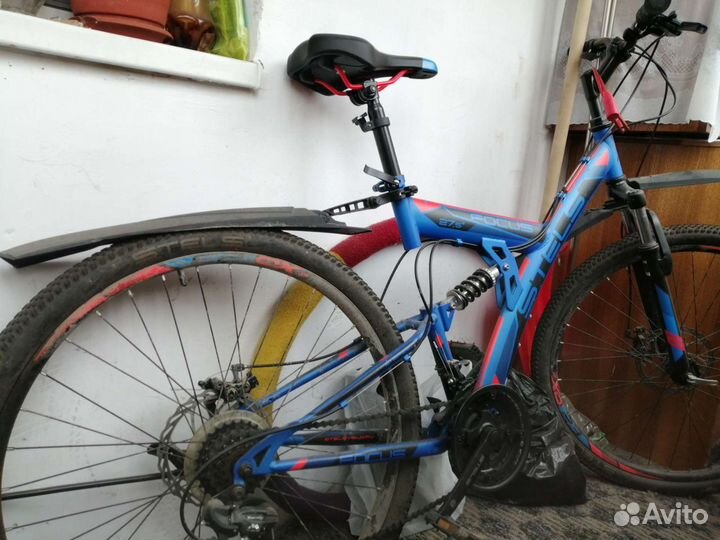 Горный двухподвесный велосипед stels focus 27, 5