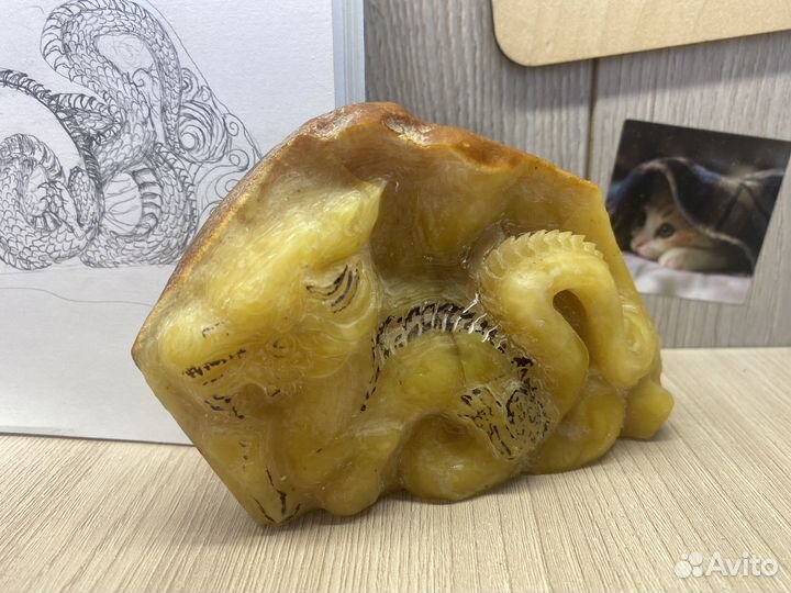 Янтарь.Резьба