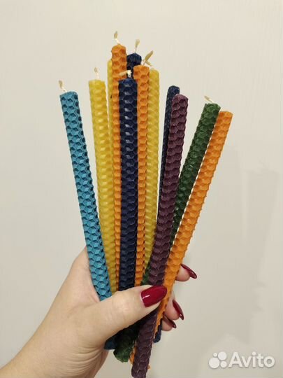 Свечи восковые натуральные свеча