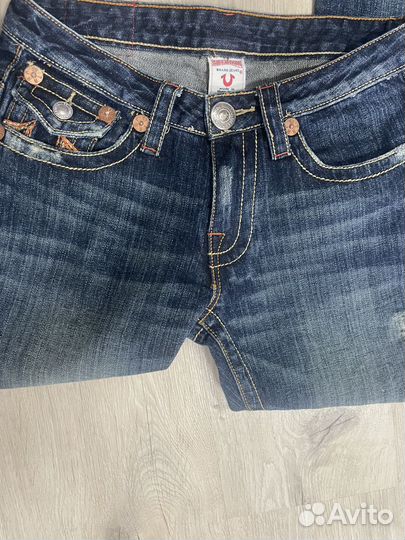 Джинсы true religion широкие