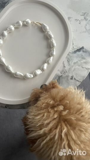 Колье из барочного жемчуга