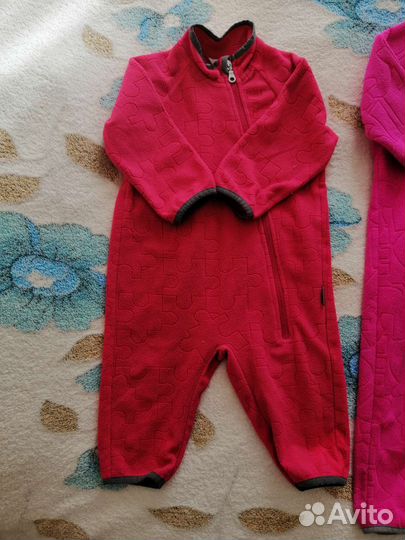Комбинезоны флисовые Lassie р. 74+6 и 86+6, 92+6