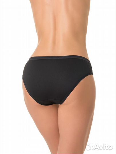 Бамбуковые однотонные трусики-слипы