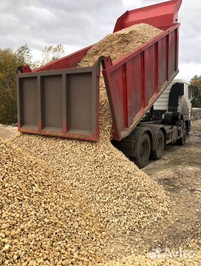 Известняковый щебень доставка