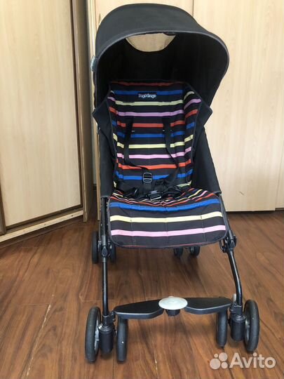 Коляска трость peg perego pliko mini neon