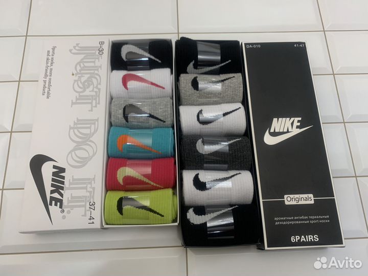 Носки nike в подарочной упаковке