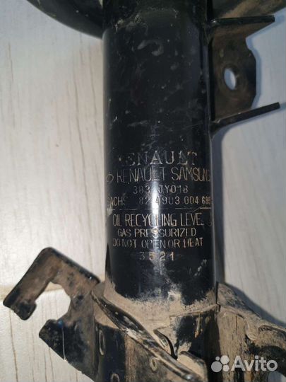 Передние стойки renault koleos