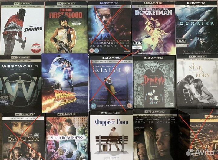 Blu-Ray и 4K UHD фильмы
