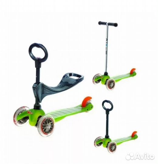 Самокат детский трехколесный micro новый