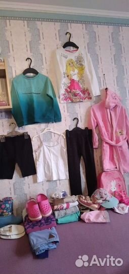 Детские вещи пакетом для девочек 116 122
