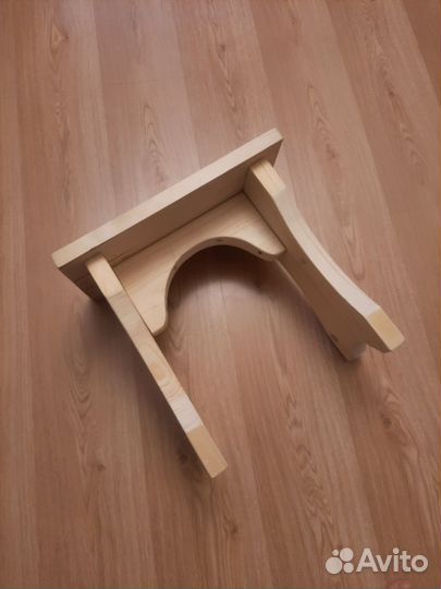 Табурет для бани из дерева Hand Made