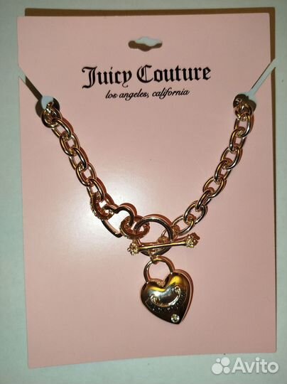 Juicy couture легендарное ожерелье с сердечком