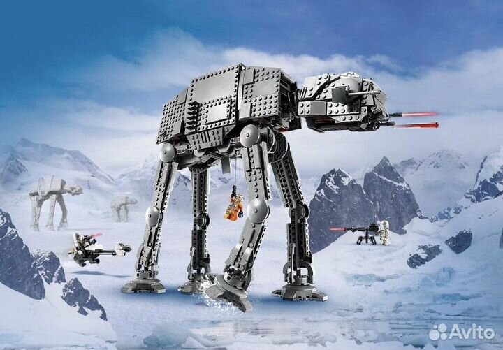 Конструктор Star Wars аналог lego шагоход ат-ат