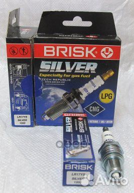 Свеча brisk дв. 406 LR17YS (silver) с газ. обор