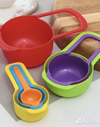 Набор мерных ложек для кухни 6шт / Оптом