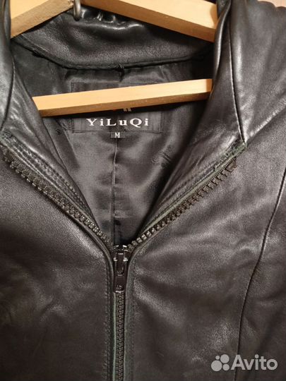 Кожаный плащ