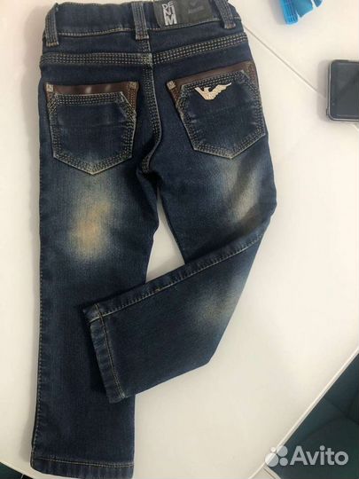Утепленные джинсы armani оригинал