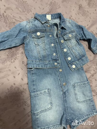 Детский джинсовый комплект