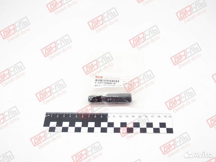 Болт клиновой фиксирующий шкворня (L70) 1-43116-00