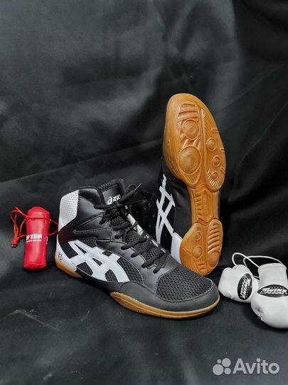 Борцовки asics новые подростковые (35-41)