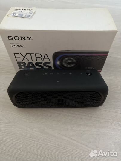 Портативная колонка Sony SRS-XB40