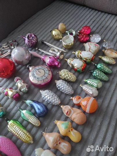 Елочные игрушки СССР ткачиха советские на ёлку