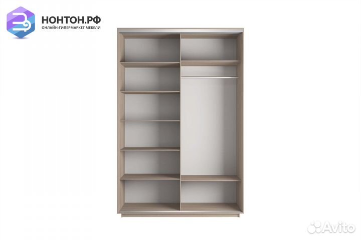 Шкаф-купе 2-х дверный Нонтон фото №1006 / ясень ши