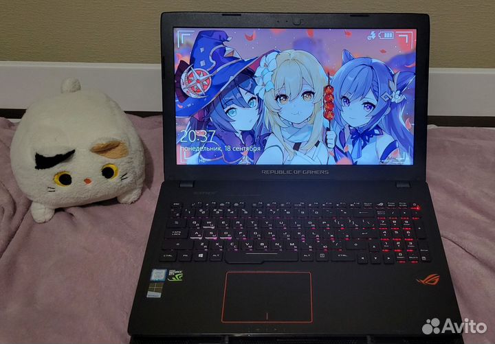 Игровой ноутбук Asus rog strix i5 GTX1050