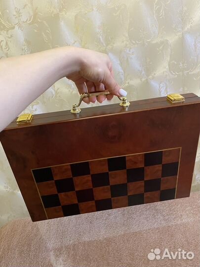 Шашки, шахматы и нарды, 3 в 1