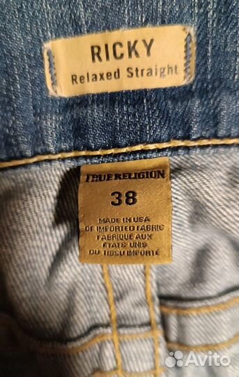 Джинсы True Religion (Широкие W38)