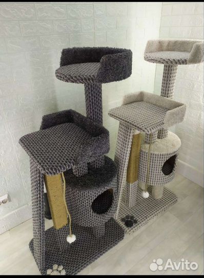 Лежак и домик с лежаком для кошек или собак