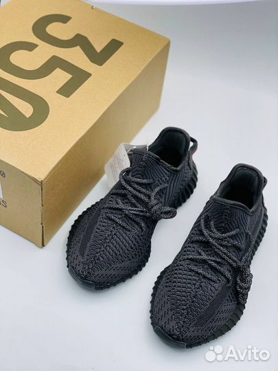 Кроссовки adidas Yeezy boost 350 v2 black static