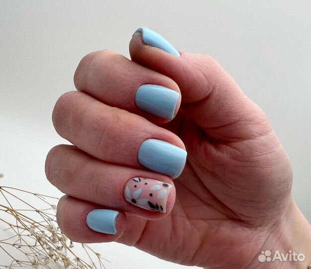 Маникюр наращивание ногтей