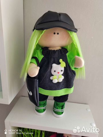 Текстильная интерьерная кукла