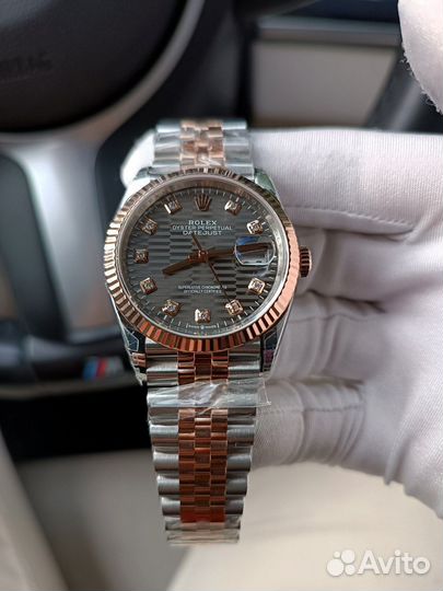 Часы Rolex Datejust 36 Steel/Everose Gold Grey