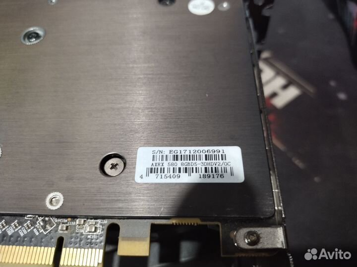 Видеокарта PowerColor AMD Radeon RX 580 Red Dragon