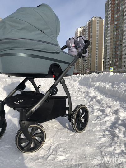 Коляска tutis uno 2 в 1 мятная